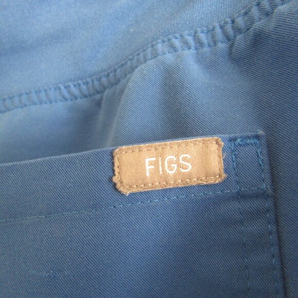 Figs Livingston Basic Scrub Pants Medium Women's Blue Nurse Medical Health - Picture 8 of 13